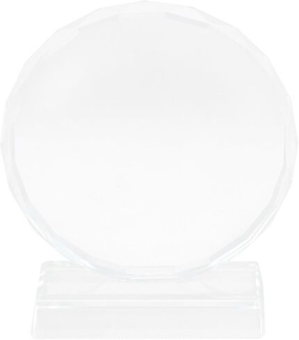 DOITOOL Decorative Crystal Trophy Clear Tabletop Award Trophy Delicate Prize Accessory for Celebration and Office Display, 4. 5 X 3. 9 X 1. 4 Inch in Saudi Arabia