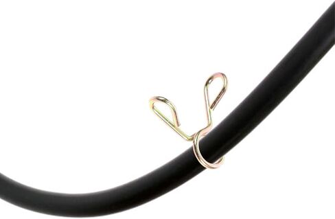 100pcs 5mm Spring Steel Hose Clamps Tube Clamps Fuel Line Hose Fasteners for Plumbing and Automotive Use in Kuwait