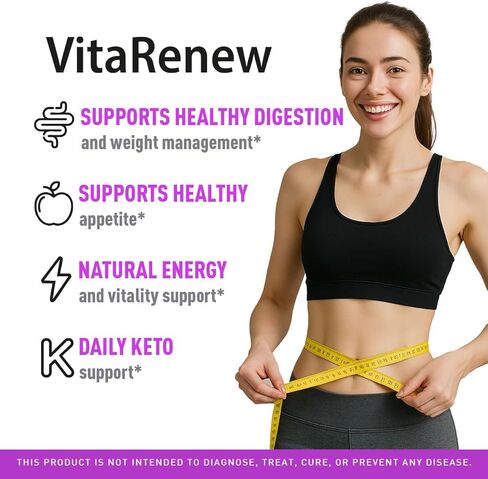 (3 Pack) VitaRenew Gummies - Original VitaRenew Advanced 1050MG Formula - Maximum Strength, Supplement Gummy Official Formula Vita Renew All Natural Overall Wellness Support, 180 Gummies for 3 Months in Saudi Arabia