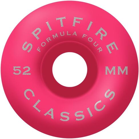 Spitfire Skateboard Wheels 52mm F4 99A Floral Classic Pink in Saudi Arabia