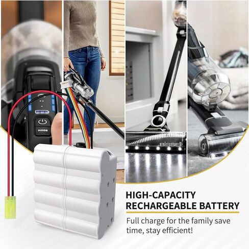 بطارية Remate لجهاز Bissell ICONpet Pro 25.2 فولت، بما في ذلك الموديلات 2746 و2746A و22889 و2288 وما إلى ذلك (غير متوافقة مع موديلات 21.6 فولت). in Kuwait