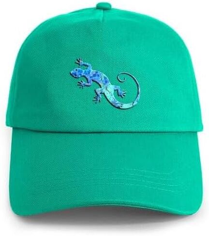 قبعة CafePress Malachite Blue Gecko قبعة بيسبول قابلة للتعديل in Saudi Arabia