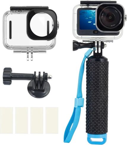 حالة مقاومة للماء لـ DJI Action 5 Pro Action 4/3 Camera ، حماية الغطس تحت الماء تغطية غلاف واقية من قشرة الواقية مع إصدار سريع للإصدار ، ملحق كاميرا كاميرا احترافية in Kuwait