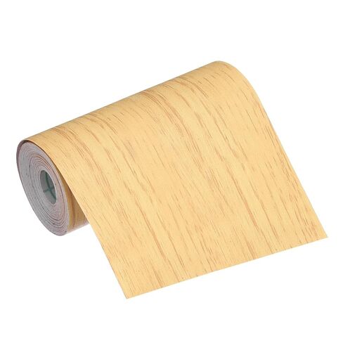 MECCANIXITY Wood Grain Repair Tape, 2 Inch x 33 Feet Self Adhesive Wood Grain Tape Multi-Purpose Wallpaper Border Trim for Furniture Floors Windows Doors Tables Home, Light Gray in Saudi Arabia