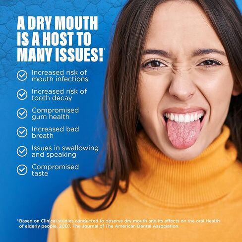 GuruNanda Dry Mouth Mouthwash – Helps Relieve Dry Mouth & Moisturize Oral Tissues – Alcohol-Free, Gentle Hydration Oral Rinse – Fresh Mint, 16 oz in Kuwait