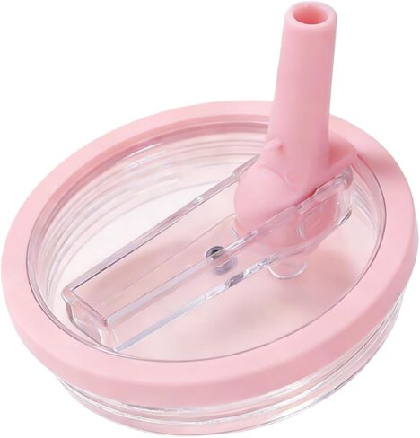 مجموعة غطاء بديل متوافق مع حذاء HydroJug Traveler Plus Slicone سعة 32oz وقش بديل مناسب لزجاجات Hydrojug (وردي، 32oz) in Kuwait