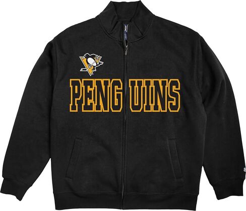 Blue 84 NHL Officially Licensed Full Zip Sweatshirt Twill Embroidery Shield in Saudi Arabia