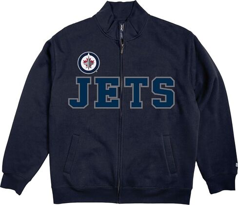Blue 84 NHL Officially Licensed Full Zip Sweatshirt Twill Embroidery Shield in Saudi Arabia