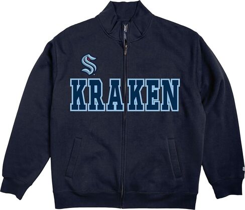Blue 84 NHL Officially Licensed Full Zip Sweatshirt Twill Embroidery Shield in Saudi Arabia