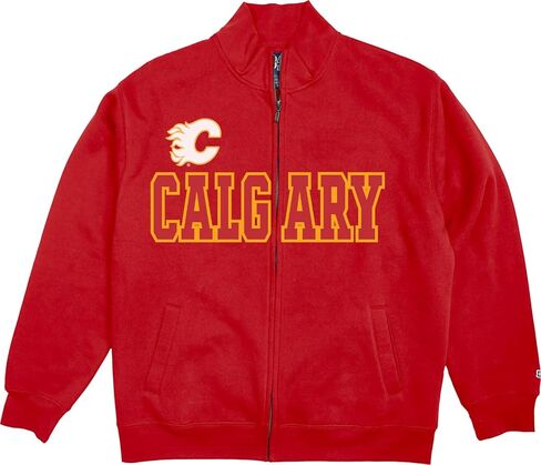 Blue 84 NHL Officially Licensed Full Zip Sweatshirt Twill Embroidery Shield in Saudi Arabia