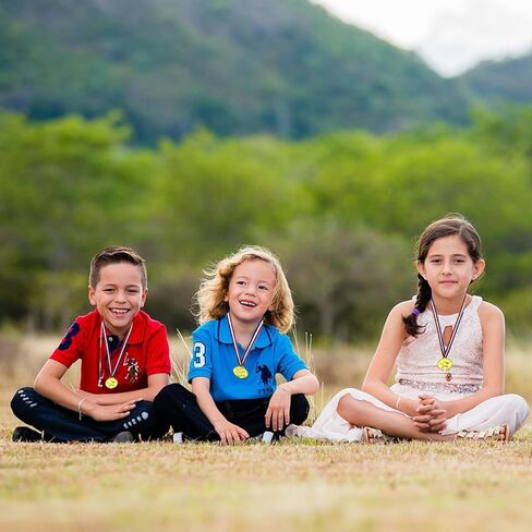 24 قطعة من الميداليات البلاستيكية للفائز بالجائزة الذهبية للرياضات المدرسية للأطفال، ومسابقات كرة القدم، والألعاب، وعروض المواهب، والجمباز، ومفضلات الحفلات، والملابس أو الاحتفالات التذكارية in Kuwait