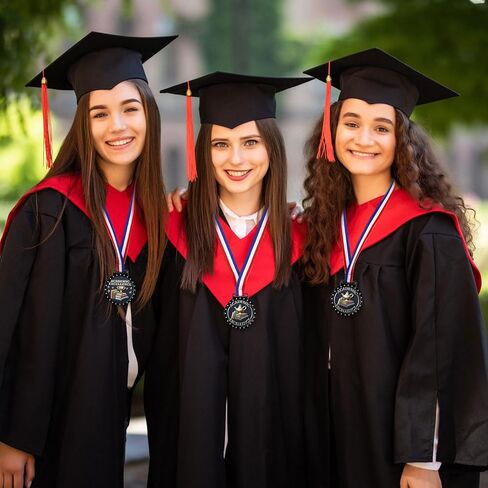 Gerrii 24 Pcs Academic Excellence Award Medals Bulk Graduation Medallion with Neck Ribbon for Students Graduation Party Favors Supplies in Saudi Arabia