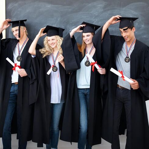 Gerrii 24 Pcs Academic Excellence Award Medals Bulk Graduation Medallion with Neck Ribbon for Students Graduation Party Favors Supplies in Saudi Arabia