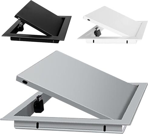 Magnetic Inspection Door Cover,Aluminum & Galvanized Steel Construction,Wall/Ceiling Inspection Panel,Suitable for Any Room(Gray,35x60cm) in Saudi Arabia