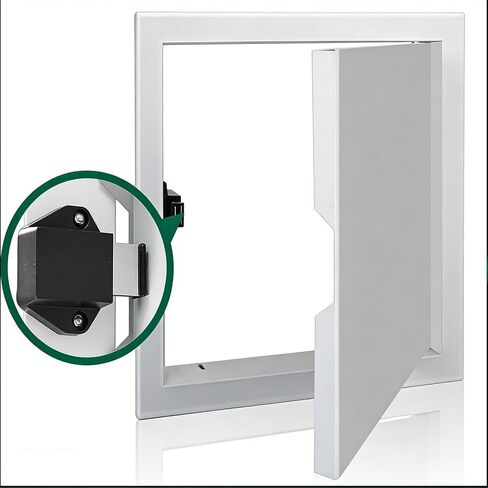 Magnetic Inspection Door Cover,Aluminum & Galvanized Steel Construction,Wall/Ceiling Inspection Panel,Suitable for Any Room(Gray,35x60cm) in Saudi Arabia