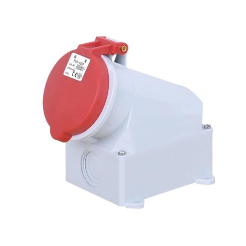 Single-Phase Three-Phase Aviation Mounted Socket Industrial 3P 4P 5P(16A 3P IP44) in Saudi Arabia