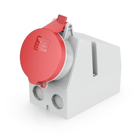 Single-Phase Three-Phase Aviation Mounted Socket Industrial 3P 4P 5P(16A 3P IP44) in Saudi Arabia