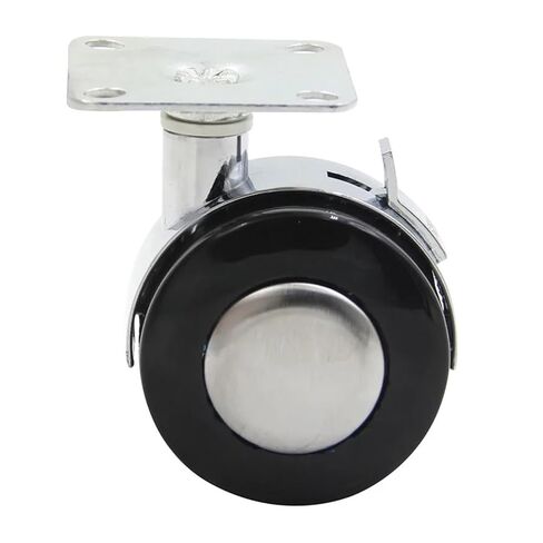 Pack of 4 2-inch Cabinet casters Coffee Table Pulley with Brake Universal Wheel Computer Flat Alloy in Saudi Arabia