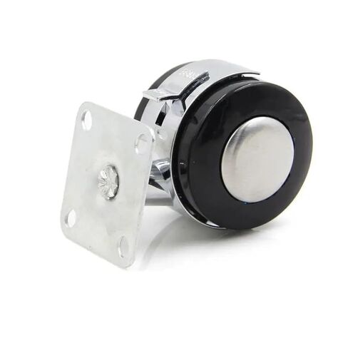 Pack of 4 2-inch Cabinet casters Coffee Table Pulley with Brake Universal Wheel Computer Flat Alloy in Saudi Arabia