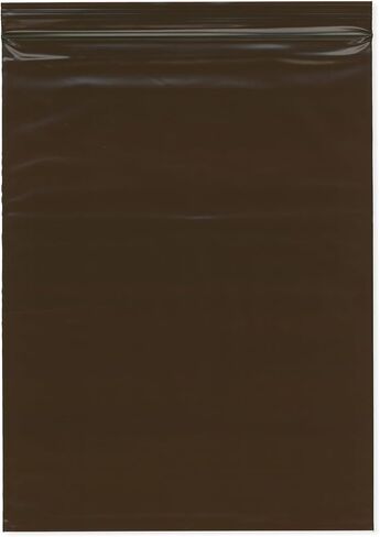 Plymor 9" x 12" (Pack of 100), 3 Mil Amber UV Zipper Reclosable Plastic Bags in Saudi Arabia