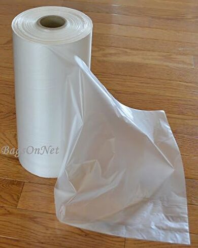 Clear Plastic Bags On Roll, 10" W x 15" H (Width x Height), HDPE, 10 Micron, 500 Bags/Roll, 4 Rolls/Case, 2000 Bags/Case in Saudi Arabia