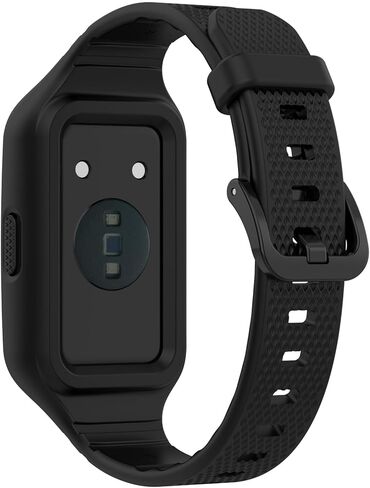 أساور معصم بديلة من Discool متوافقة مع Huawei Band 9/Band 8/Band 7/Band 6/Band 6 Pro، حزام معصم مدمج من السيليكون الناعم قابل للتعديل مع إطلاق سريع للرجال والنساء (أسود) in Saudi Arabia