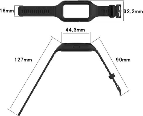أساور معصم بديلة من Discool متوافقة مع Huawei Band 9/Band 8/Band 7/Band 6/Band 6 Pro، حزام معصم مدمج من السيليكون الناعم قابل للتعديل مع إطلاق سريع للرجال والنساء (أسود) in Saudi Arabia