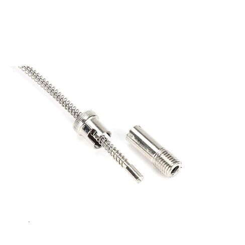 K Type WRNT-01 M12 Bayonet Compression Spring Shielded Wire 1-5M Temperature Sensor 1Pcs(M12 K Type 2m) in Saudi Arabia