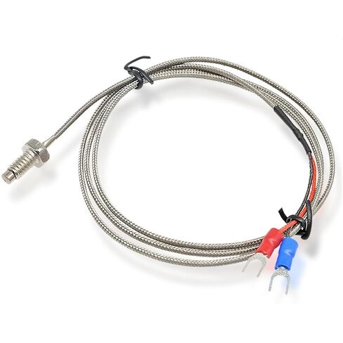 Thermocouple Thread M6 M8 Screw Type K/T/PT100 Temperature Sensor 0-400°C 1Pcs(K M8 2m) in Saudi Arabia