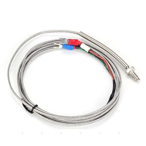 Insulate Thermocouple M6 Screw K J Type with Wire Cable WRNT-02 Temperature Sensor 1Pcs(M6 K Type 3.0m) in Saudi Arabia