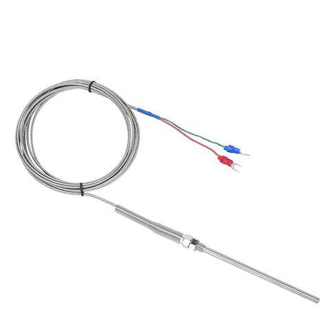 M8 K J Type with 1 Meter Wire Cable Probe Thermocouple Temperature Sensor 1m 1Pcs(M8 K 1m 200mm) in Saudi Arabia