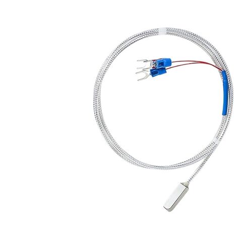Stainless Steel PT100 Surface End RTD Temperature Sensor with 1/2/3/5m 3 Wire Cable 1Pcs(PT100 Type 0.5m) in Saudi Arabia