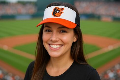 Officially Licensed Baltimore Visor Hat Adjustable Classic Team Logo Embroidered Ball Cap in Saudi Arabia