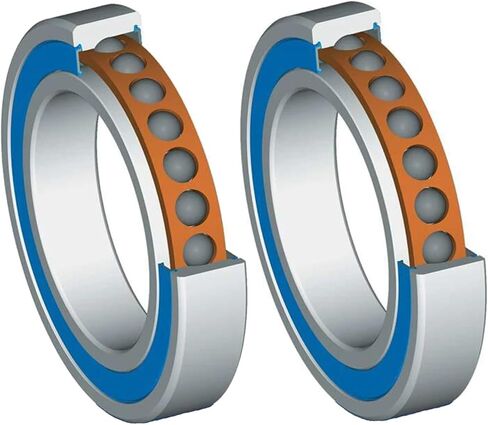 1 زوج H71907C 2RZ HQ1 P4A 35x55x10 71907C مختومة محامل للاتصال الزاوي سرعة المغزل ABEC-7 SI3N4 كرة سيراميك in Kuwait