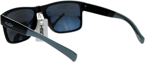 SA106 Kush Mens Color Mirror Rectangular Plastic Sport Sunglasses in Saudi Arabia