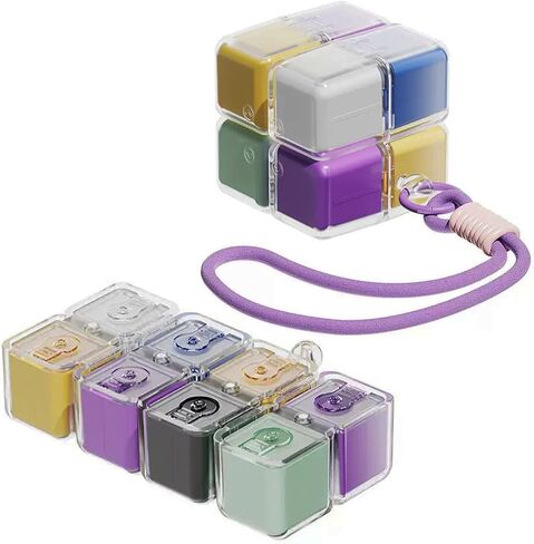 حقيبة تنظيم حبوب الدواء للسفر من لونجيت، صندوق دواء أسبوعي مع 8 حجرات، محمولة مع حزام (متعددة الألوان) in Kuwait