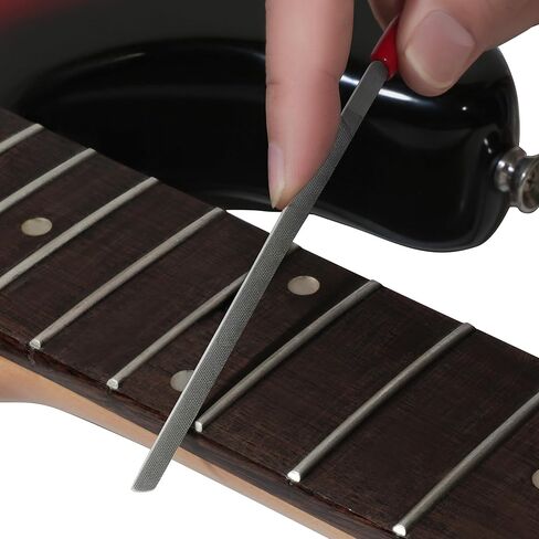 مجموعة أدوات Luthier، مجموعة أدوات تسوية الحنق، مجموعة أدوات إعداد الجيتار الاحترافية مع حافة مستقيمة مثبتة على رقبة الجيتار، شعاع تسوية الحنق 16 بوصة، مبرد تتويج الحنق، مبرد تلبيس نهاية الحنق، الروك الحنق in Kuwait