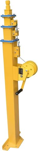 Hand Cranked Lifting Pole, Manual Telescopic Mechanical Winch, Lifting Mast 3/4/5/6/7/8/9 Meters(5M) in Saudi Arabia
