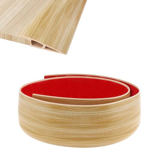3.3Ft Floor Threshold Transitions Strip PVC Self Adhesive Carpet Cover Strips Wood Grain for Door Thresholds Floor Cord Cover in Saudi Arabia