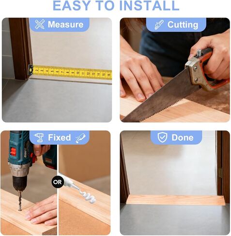 5" W 36" L Flat Profile Solid FAS1 Red Oak Floor Transition Strip, Wood Door Threshold for Carpet Tile Wood Vinyl Laminate Flooring (5/8" H,5" W, 36" L) in Saudi Arabia