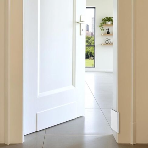 TIESOME 10 Pcs Door Corner Seals, Self-Adhesive Door Corner Seals Foam Weather Stripping, Doors Frame Seal Corners Draft Stopper for Noise Reduction & Weather Protection (White) in Saudi Arabia
