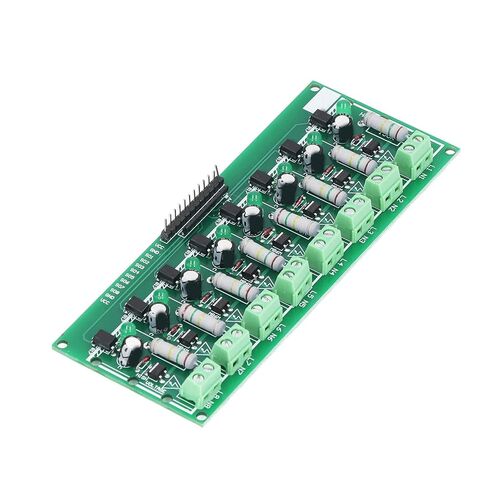 لوحة عزل Optocoupler 8 قنوات PLC وحدة كشف الجهد لمشاريع DIY in Saudi Arabia
