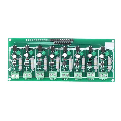 لوحة عزل Optocoupler 8 قنوات PLC وحدة كشف الجهد لمشاريع DIY in Saudi Arabia