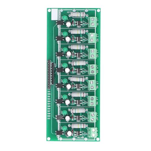 لوحة عزل Optocoupler 8 قنوات PLC وحدة كشف الجهد لمشاريع DIY in Saudi Arabia