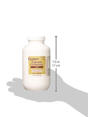 Pharbest 10 Grains Calcium Carbonate Antacid Supplement Tablets - 1000 ea in Saudi Arabia
