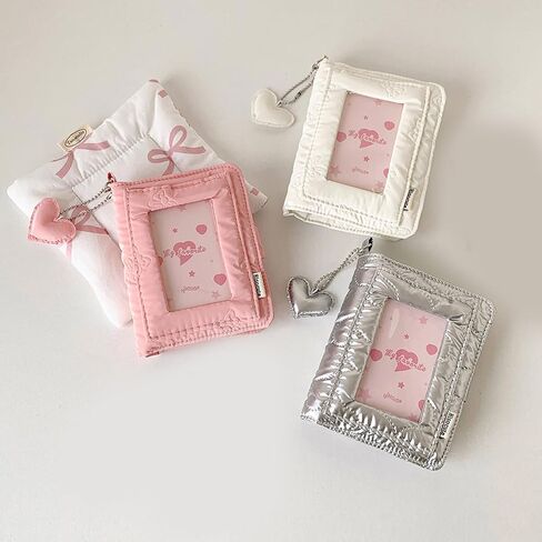 Minimalists Travel Friendly 3 Inch Photo Album Removable Inserts Pocket Size Picture Organisers 5 Rings Photocard Binder Photo Binder in Saudi Arabia