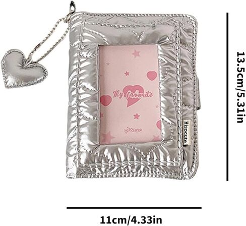 Minimalists Travel Friendly 3 Inch Photo Album Removable Inserts Pocket Size Picture Organisers 5 Rings Photocard Binder Photo Binder in Saudi Arabia