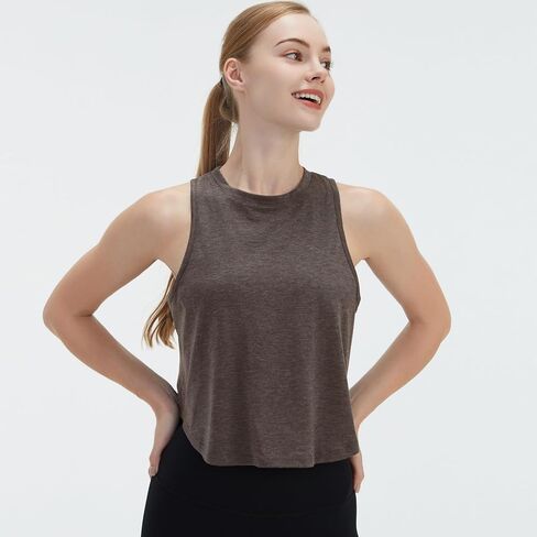 Women’s Sleeveless Athletic Tank Top, Open Back Tie Knot Design, Lightweight Activewear Shirt, for Yoga, Gym, Fitness in Saudi Arabia