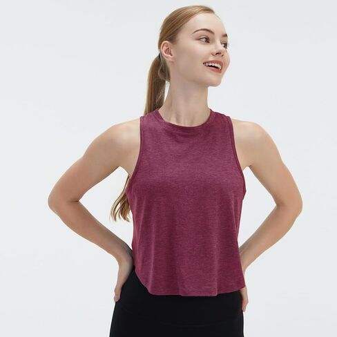 Women’s Sleeveless Athletic Tank Top, Open Back Tie Knot Design, Lightweight Activewear Shirt, for Yoga, Gym, Fitness in Saudi Arabia