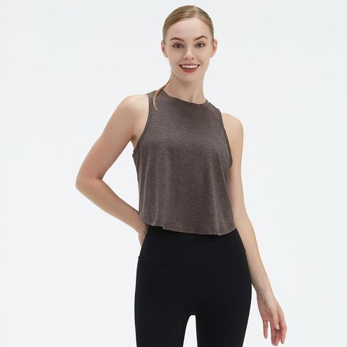 Women’s Sleeveless Athletic Tank Top, Open Back Tie Knot Design, Lightweight Activewear Shirt, for Yoga, Gym, Fitness in Saudi Arabia